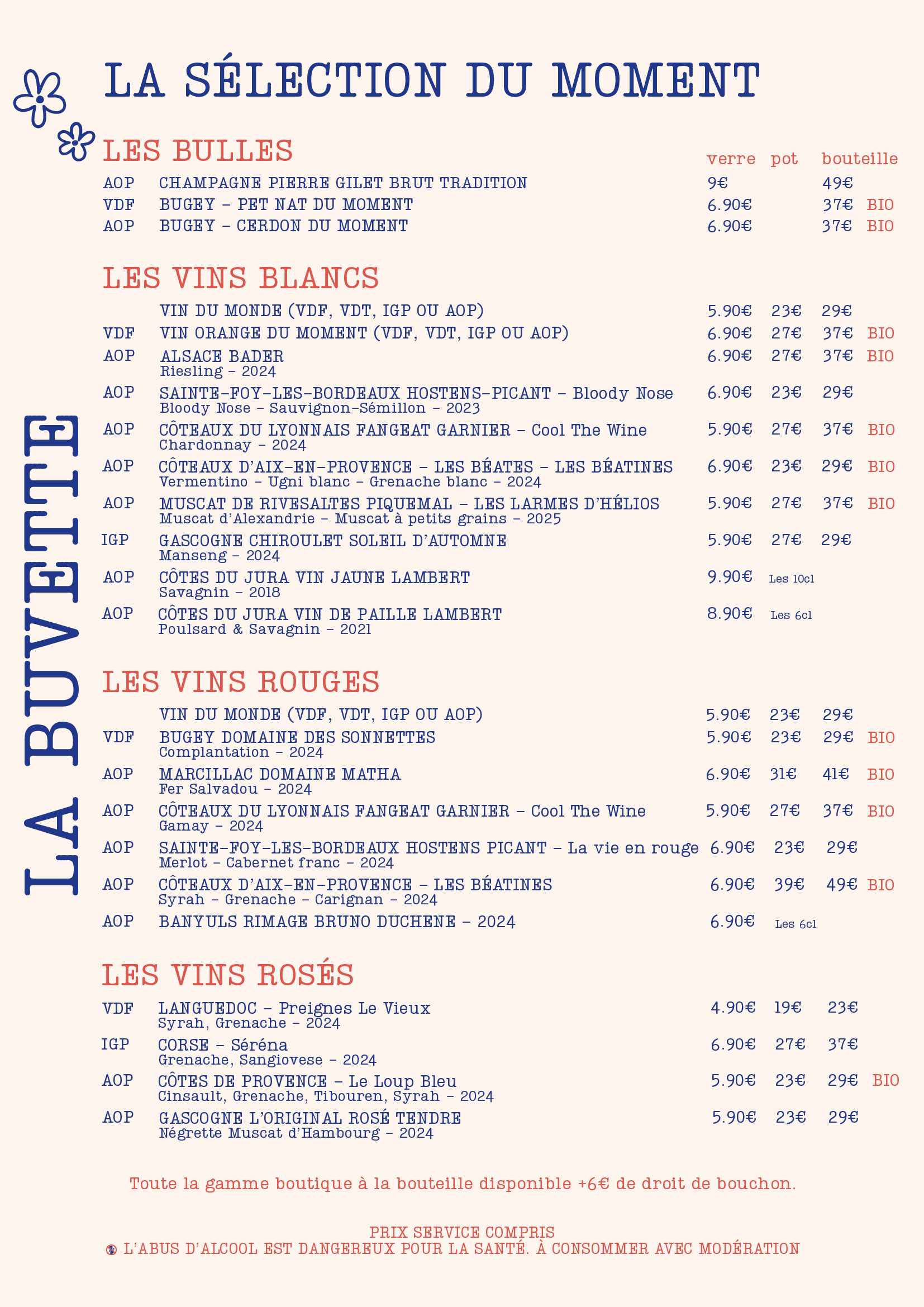 Qu'est ce qu'on boit